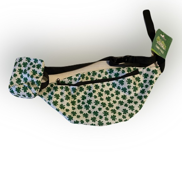 St. Patrick’s Day Fanny Pack With Beverage Holder - Picture 3 of 6